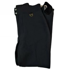 Vintage Snow ski Pant 8 black stirrup